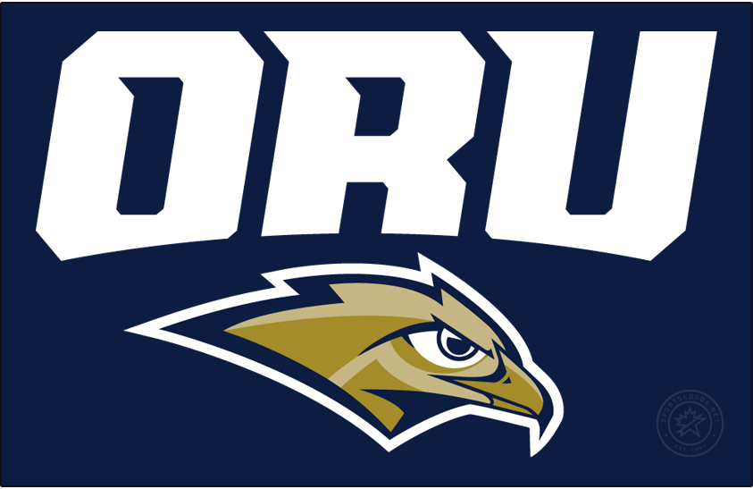 Oral Roberts Golden Eagles 2017-Pres Primary Dark Logo diy DTF decal sticker